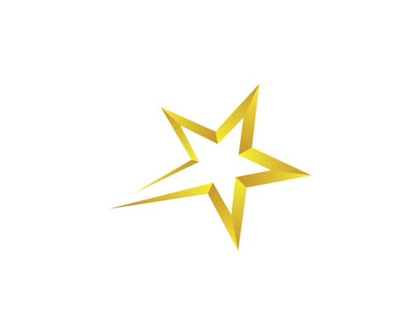 Návrh Vektorové Ikony Symbolu Star Logo — Stockový vektor