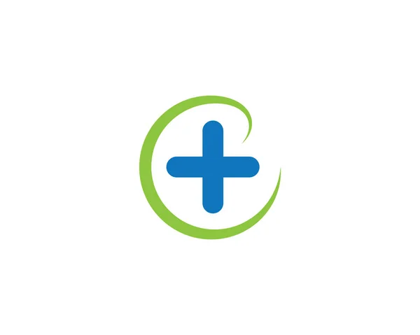 Modelo Logotipo Médico Ícone Vetor Ilustração Design — Vetor de Stock