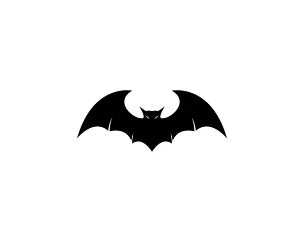 Bat Logo Template Vector Icon Illustration Design — Stock Vector