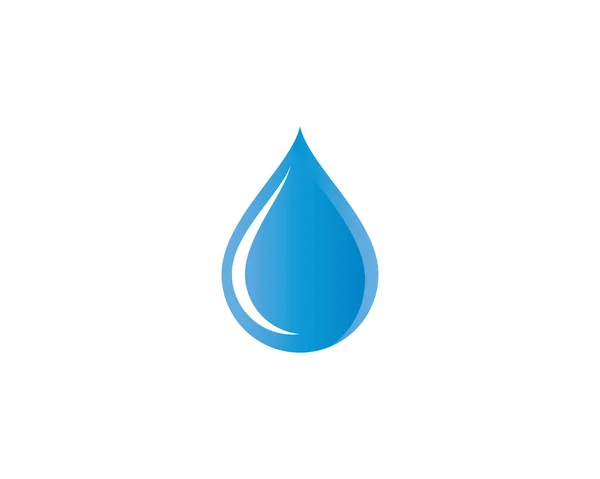 Plantilla Logotipo Gota Agua Icono Vectores Diseño Ilustración — Vector de stock
