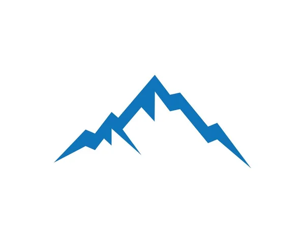 Mountain Logo Template Vector Pictogram Illustratie Ontwerp — Stockvector