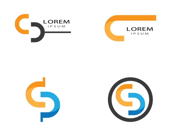 Letra Logo Vector Icono Ilustración Diseño — Vector de stock