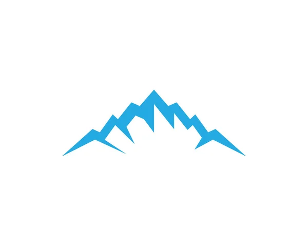 Montaña Logo Plantilla Vector Icono Ilustración Diseño — Archivo Imágenes Vectoriales