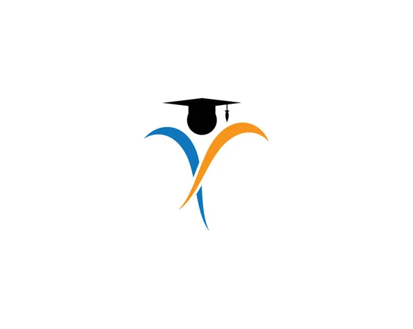Onderwijs Logo Template Vector Pictogram Illustratie Ontwerp — Stockvector