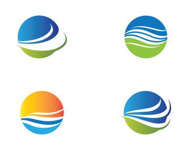 Yaz sembolü vektör illüstrasyonu