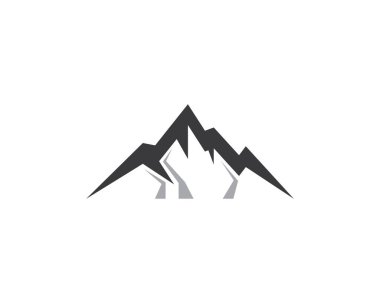 Dağ Logosu şablon vektör illüstrasyon tasarımı