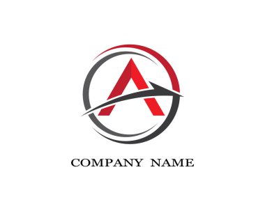 Bir harf logo vektör illüstrasyon tasarımı