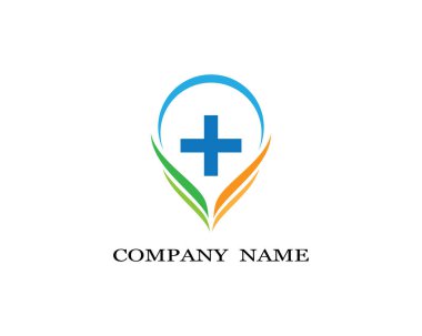 Tıbbi Logo şablon vektör illüstrasyon tasarımı