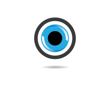 Göz logosu vektör resimleme tasarımı