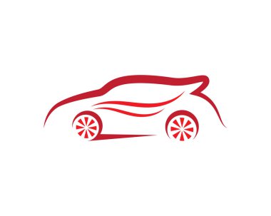 Otomobil Logo Şablonu vektör illüstrasyon tasarımı
