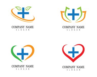 Tıbbi Logo şablon vektör illüstrasyon tasarımı