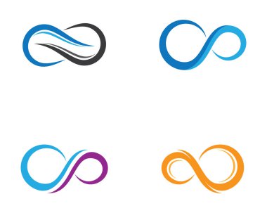 Sonsuz vektör illüstrasyon tasarımı