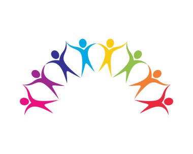 Evlat edinme ve toplumsal bakım logosu vektör resmetme tasarımı