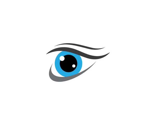 Merk Identiteit Corporate Eye Care Vector Logo Ontwerp — Stockvector