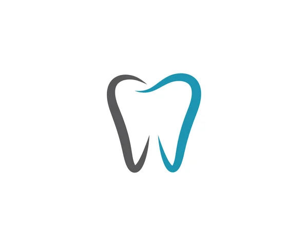 Logotipo Dental Modelo Vetor Ilustração Ícone Design — Vetor de Stock