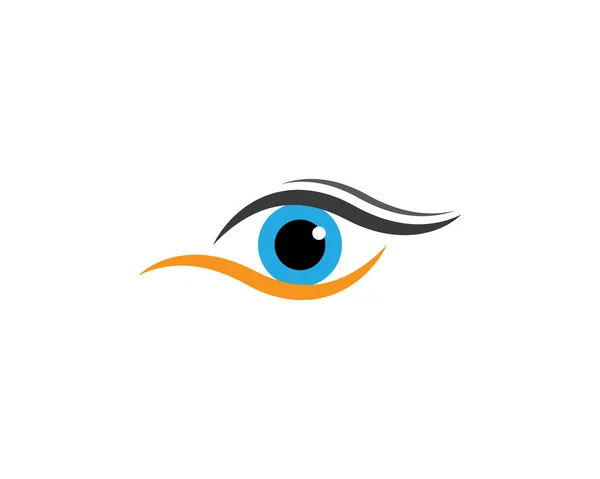 Arculat Arculat Corporate Eye Care Vektor Logó Kialakítása — Stock Vector