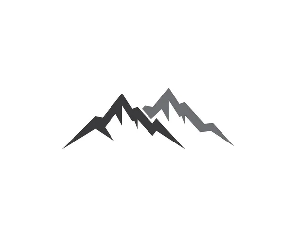 Mountain Logo Template Vector Pictogram Illustratie Ontwerp — Stockvector