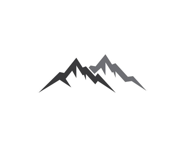 Mountain logo template vector icon illustration design