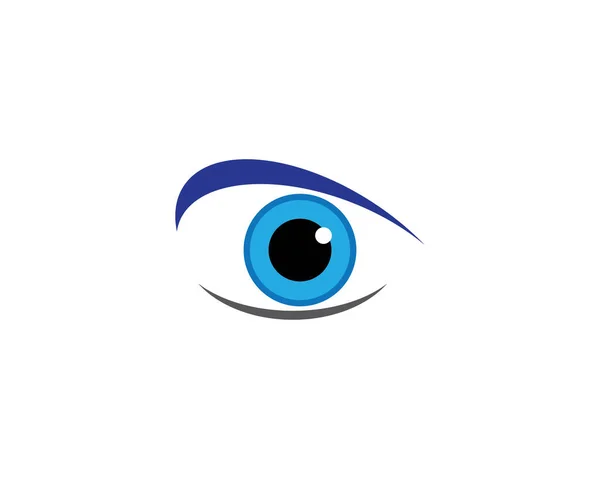 Identidade Marca Corporate Eye Care Design Logotipo Vetor — Vetor de Stock