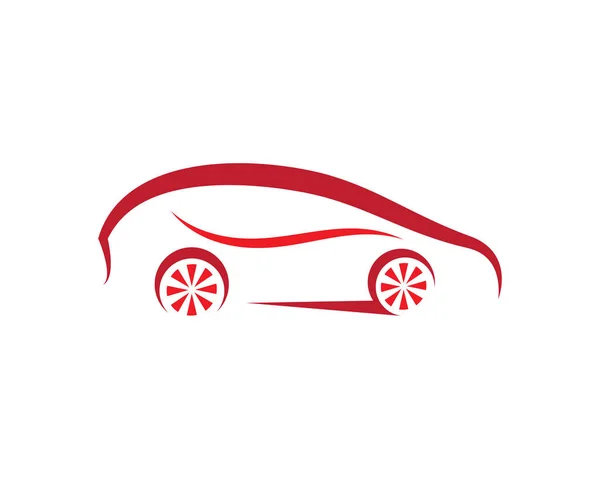 Auto Carro Logotipo Modelo Vetor Ícone Ilustração Design — Vetor de Stock