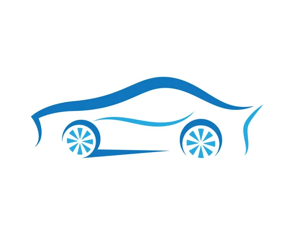 Auto Car Logo Template Vector Icon Illustration Design — Stock Vector