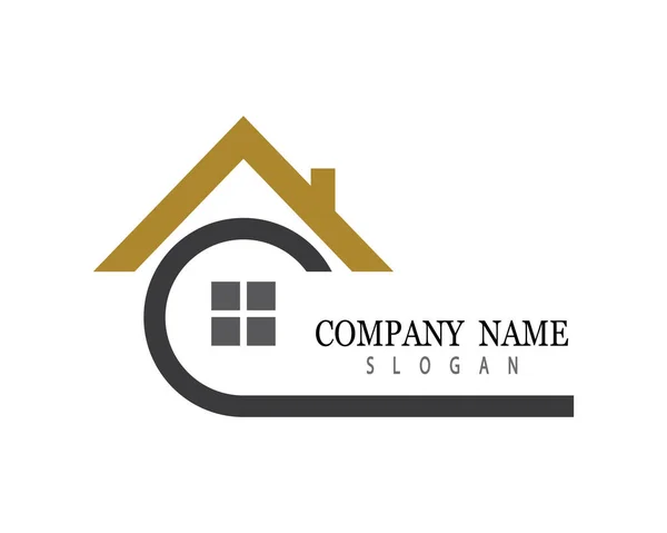 Property Logo Template Vector Pictogram Illustratie Ontwerp — Stockvector