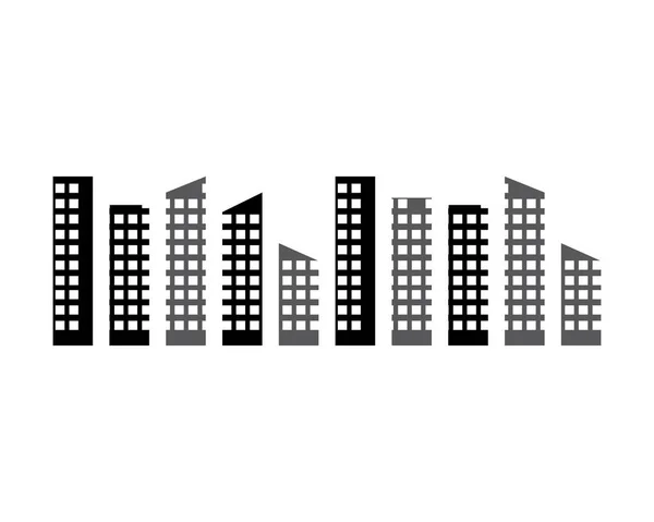 Symbole Immobilier Icône Vectorielle Illustratrion — Image vectorielle