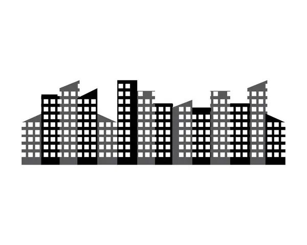 Symbole Immobilier Icône Vectorielle Illustratrion — Image vectorielle