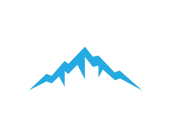 Mountain Logo Template Vector Pictogram Illustratie Ontwerp — Stockvector