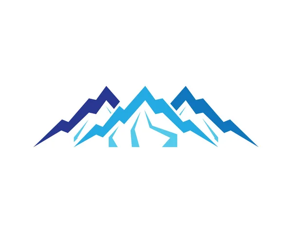 Mountain Logo Mall Vektor Ikon Illustration Design — Stock vektor