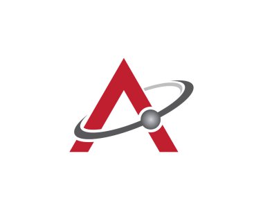 Bir harf logo vektör illüstrasyon tasarımı