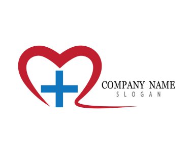 Tıbbi Logo şablon vektör illüstrasyon tasarımı