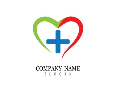 Tıbbi Logo şablon vektör illüstrasyon tasarımı