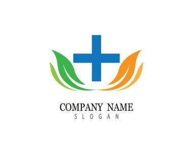 Tıbbi Logo şablon vektör illüstrasyon tasarımı