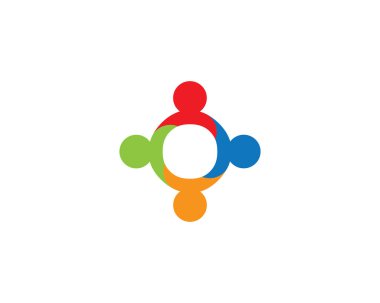 Evlat edinme ve toplumsal bakım logosu vektör resmetme tasarımı