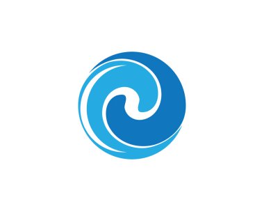 Çember logo şablonu vektör resimleme tasarımı