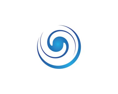 Çember logo şablonu vektör resimleme tasarımı