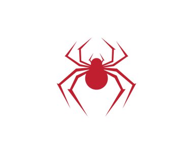 Örümcek sembolü vektör illüstrasyon tasarımı