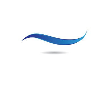 Su Dalgası logo vektör illüstrasyon tasarımı