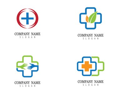 Tıbbi Logo şablon vektör illüstrasyon tasarımı