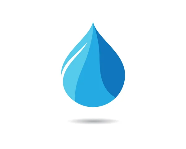 Water Drop Logo Template Vector Icon Illustration Design — Stock Vector