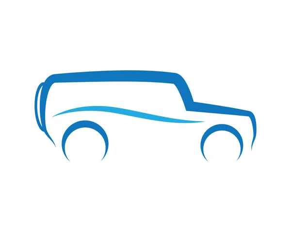 Auto Auto Logo Modello Icona Vettoriale Illustrazione Design — Vettoriale Stock