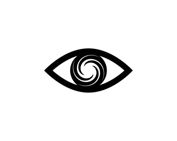 Дизайн Векторной Иконки Логотипа Глаза — стоковый вектор