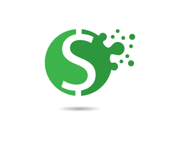 Dolar Peníze Vektor Ikona Ilustrace Design — Stockový vektor