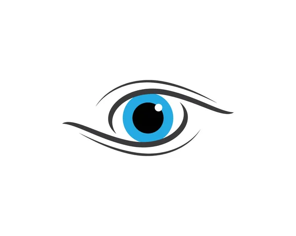 Eye Logo Template Vector Icon Illustration Design — Stock Vector