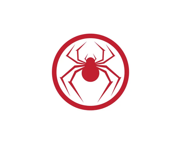 Symbole Araignée Icône Vectorielle Illustration Design — Image vectorielle