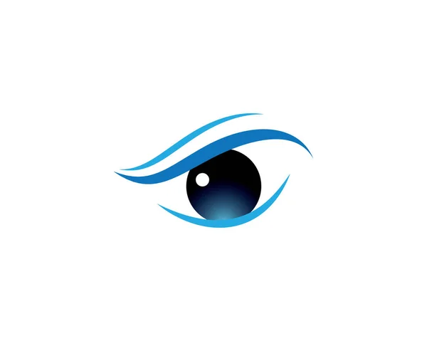 Eye Logo Template Vector Icon Illustration Design — Stock Vector