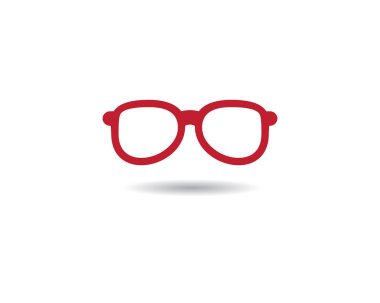 Gözlük logo vektör resimleme tasarımı