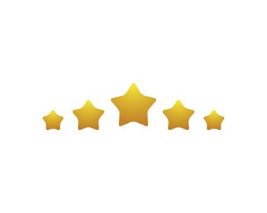 Yıldız Logosu Şablonu vektör illüstrasyon tasarımı