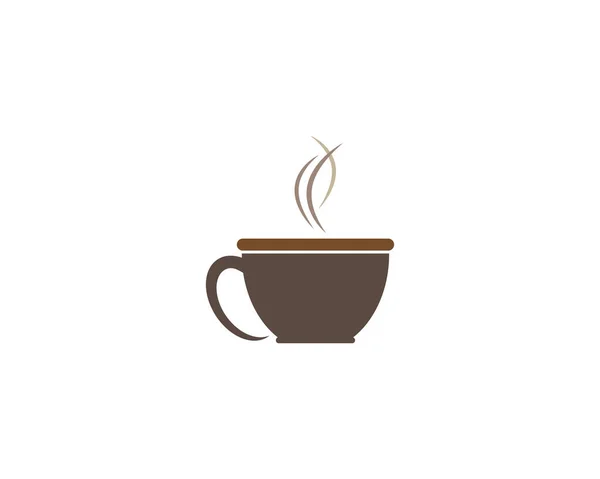 Kaffekopp Symbol Vektor Ikon Illustration Design — Stock vektor